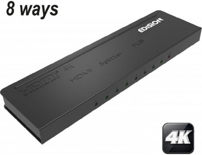 Edision HDMI Splitter 4K 1x8 07-07-0103