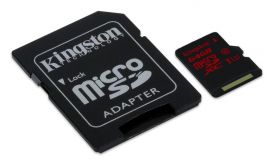 Kingston Micro SDHC UHS-I U3 64GB + adapter SDCA3/64GB