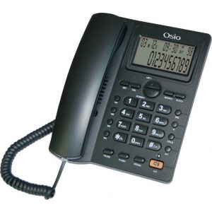 Osio OSW-4710B Μαύρο Ενσύρματο Τηλέφωνο