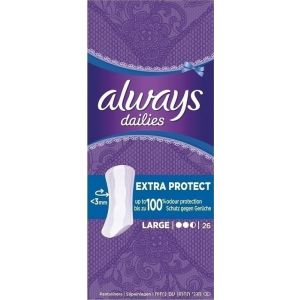Always Dailies Large Extra Protect Σερβιετάκια, 26 Τεμ 8001090718464