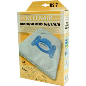 Kleenair BS-7 Σακούλες Σκούπας Για Bosch/Siemens 52/58 34561 5τμχ