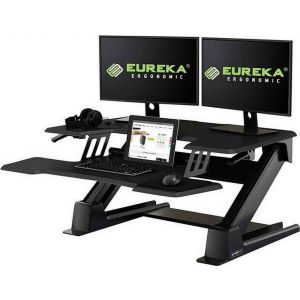 Eureka Ergonomic CV-PRO 36 Γραφείο Gaming Μαύρο
