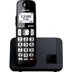 Panasonic KX-TGE250JTB Black EU Ασύρματο Τηλέφωνο