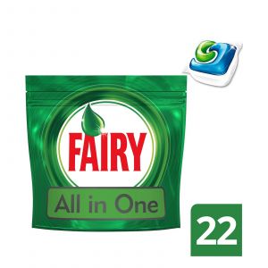 Fairy Original All in one 22 τμχ Απορρυπαντικό Πλυντηρίου Πιάτων σε Κάψουλες 8001090011398
