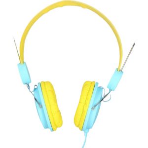 Havit H2198d Ενσύρματα Ακουστικά Μπλε με Κίτρινο