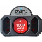 Crystal Audio SP21-1300-70 Black Πολύπριζο Aσφαλείας 3 Θέσεων