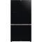 Hitachi R-WB640VRU0-1-GBK Glass Black Ψυγείο Ντουλάπα Mαύρο